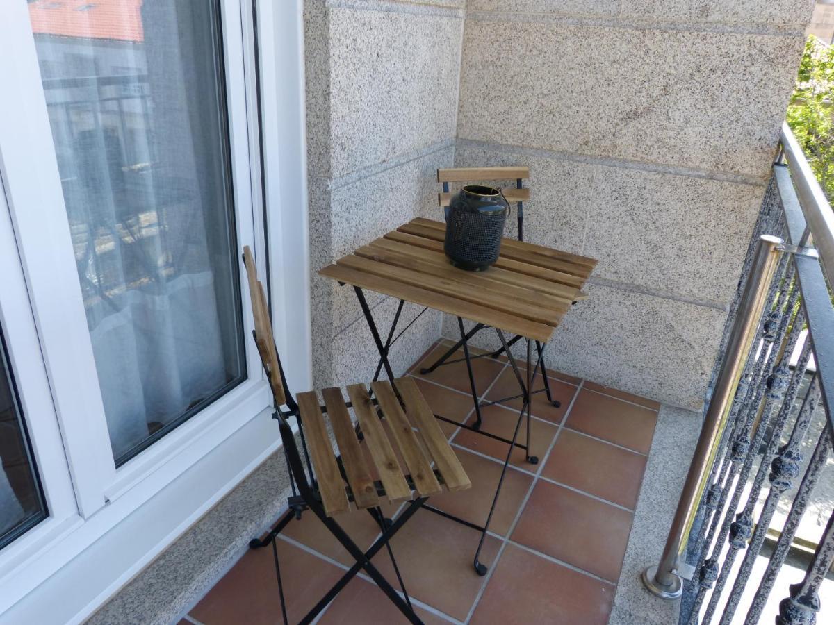 Ferienwohnung Apartamento Viravento A Illa de Arousa Exterior foto